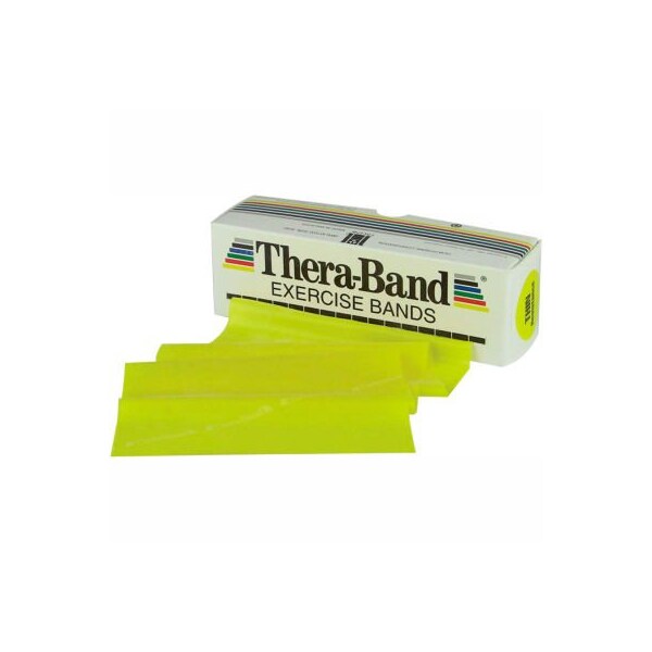 Fabrication Enterprises Thera-Band Latex Exercise Band, Yellow, 6 Yard Roll/Box 10-1000 - main